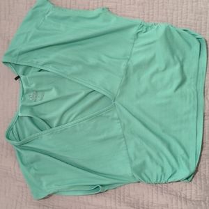 Prana, Size Large, Green Crop Top